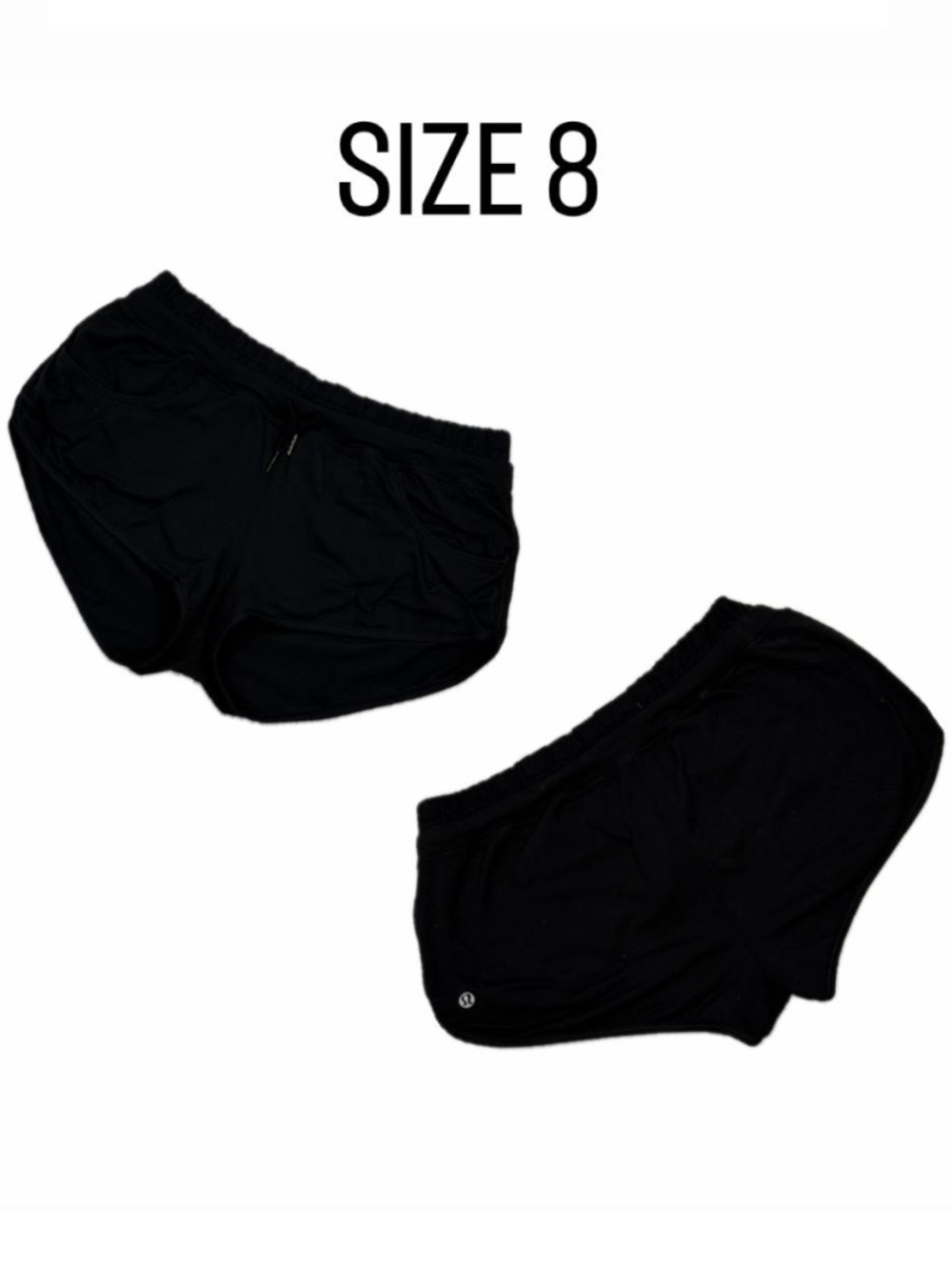 Lululemon Choose a Side Reversible Shorts - Black - Size [8] Running Shorts.